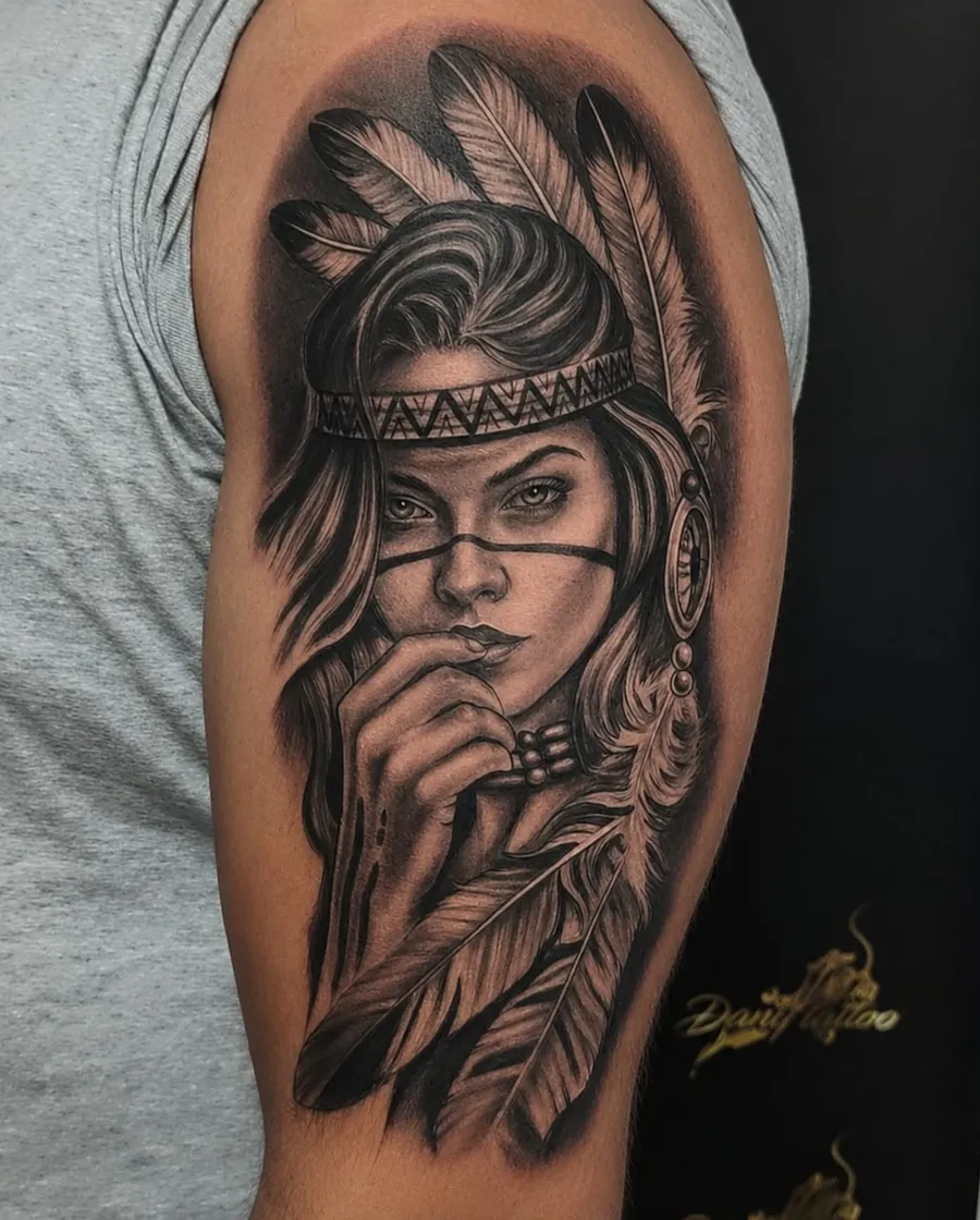 Black & grey de Buddha Tattoo Vallecas
