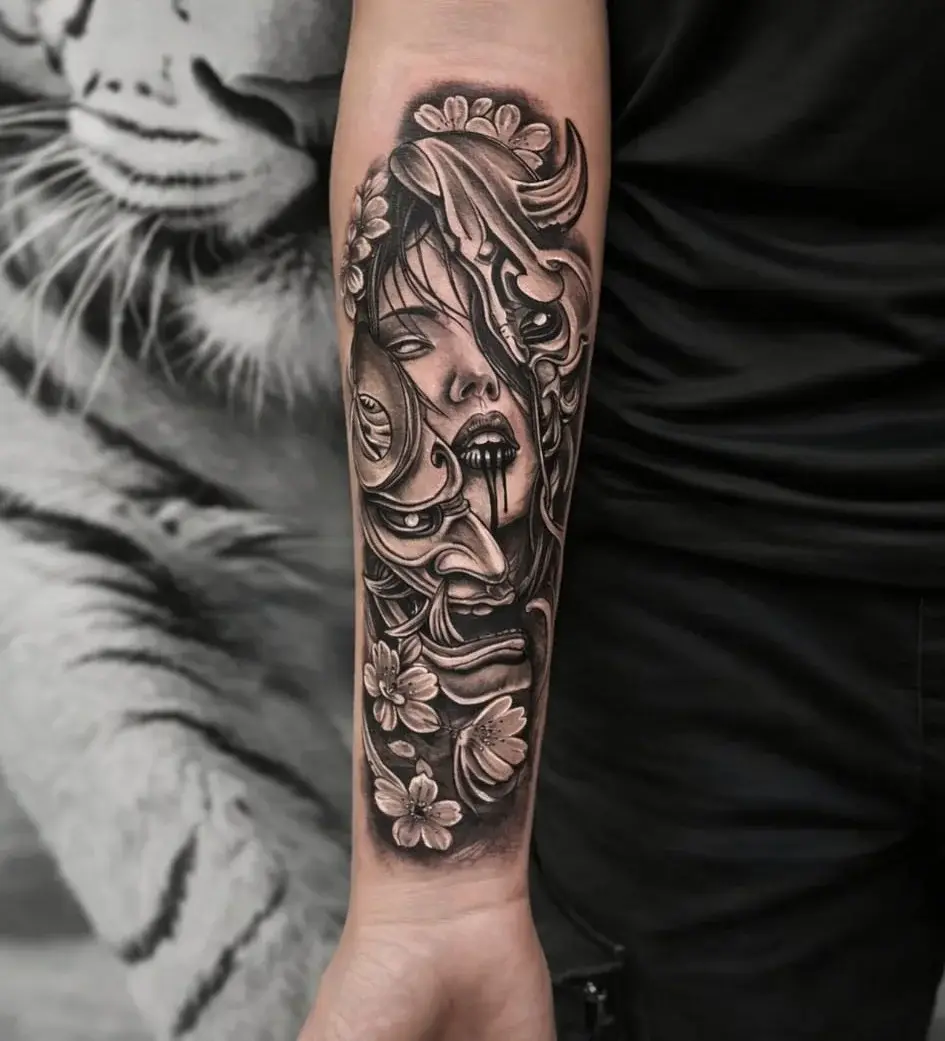 Japonés tradicional de Buddha Tattoo Vallecas