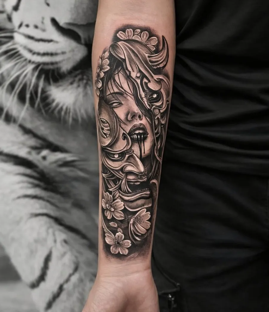 Japonés tradicional de Buddha Tattoo Vallecas