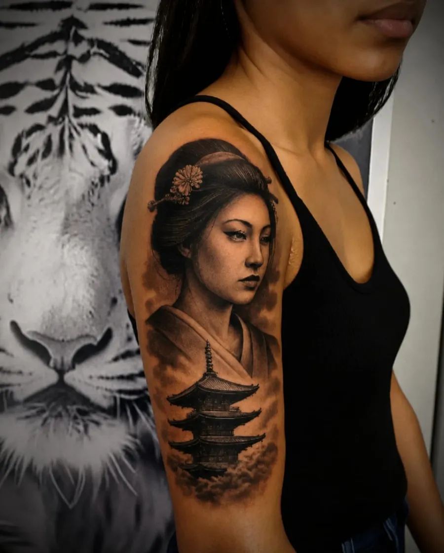 Realismo japonés de Buddha Tattoo Vallecas