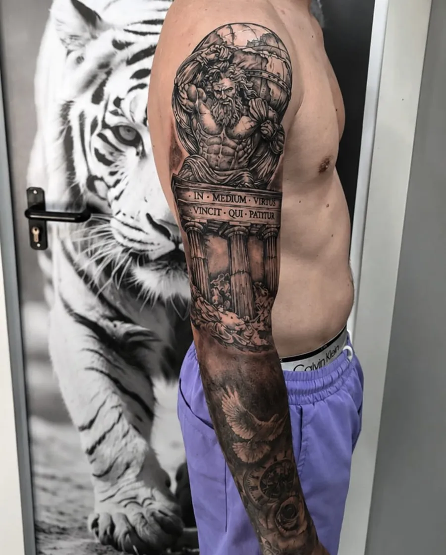 Greco-romano de Buddha Tattoo Vallecas